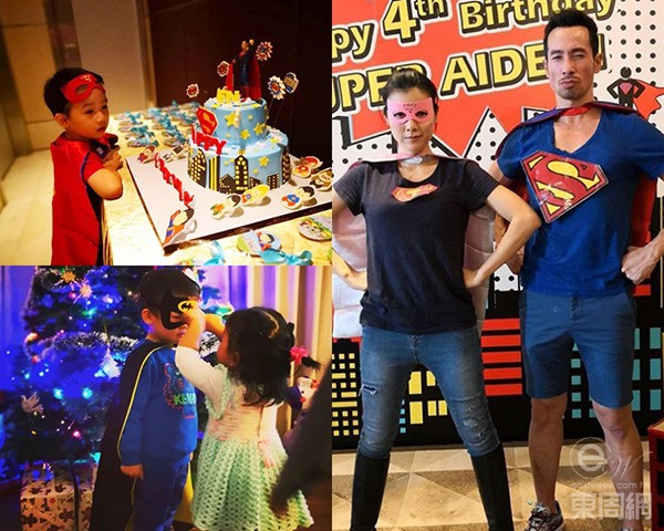 慶祝大仔4歲生日陳豪全家開心扮SuperHero圖片1