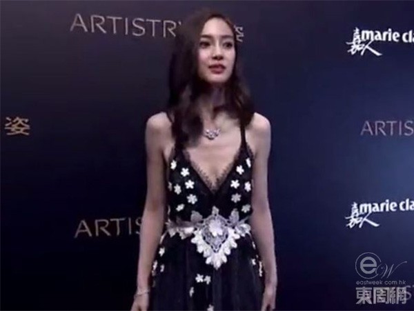 瘦楊穎Angelababy 低胸現身胸前肋骨根根分明好嚇人圖片4